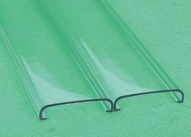 Co-extruded transparent PMMA Profile for lighting , plastic extruded shapes